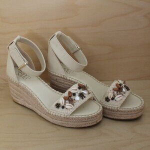 Franco Sarto Clemens Espadrille Shell Wedge Sandal